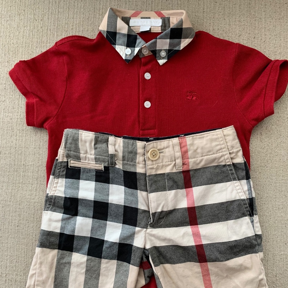 Burberry Boys’ Short and Top Set